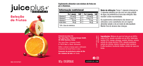 Obst-, Gemüse-, Beeren- & Omega+-Mischung Kapseln
