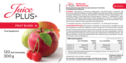 Obst-, Gemüse- & Beerenauslese Pastillen