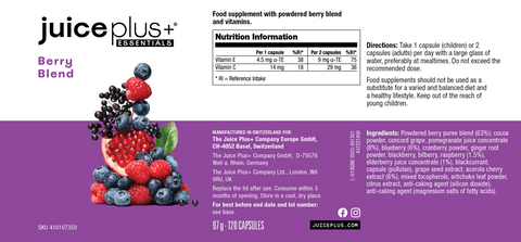 Berry and Omega+ Blend Capsules