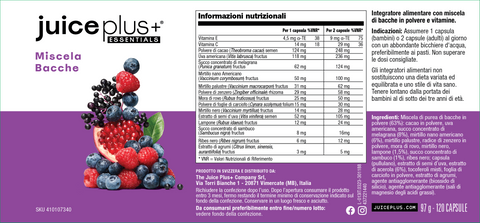 Berry and Omega+ Blend Capsules