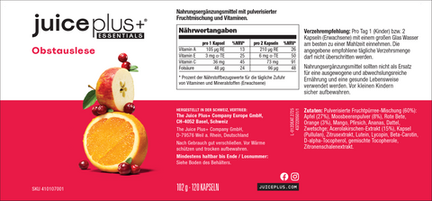 Mélange de fruits, légumes, baies et oméga+ Capsules