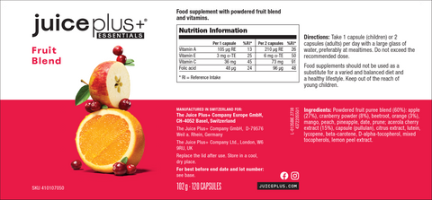 Mélange de fruits, légumes, baies et oméga+ Capsules