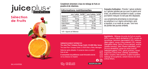 Gélules Sélection de Fruits, Légumes, Baies & Sélection d'Oméga+