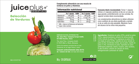 Mélange de fruits, légumes et baies Capsules