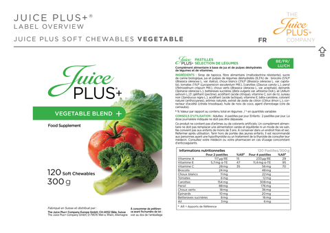 Fruit & Vegetable Blend Chewables