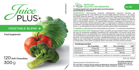 Obst- und Gemüsemischung Kautabletten (Healthy Starts)