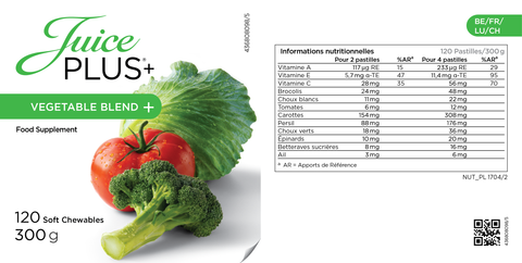 Fruit & Vegetable Blend Chewables